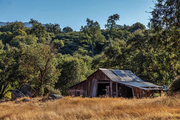Backcountry Art Print featuring the photograph The Old Barn by Peter Tellone