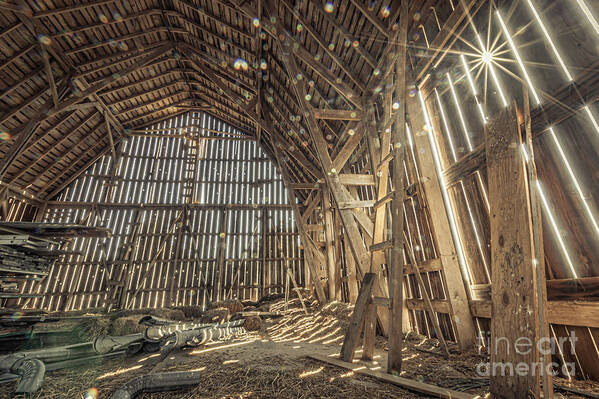 Barn Art Print featuring the photograph Familiar Old Friend by Amfmgirl Photography