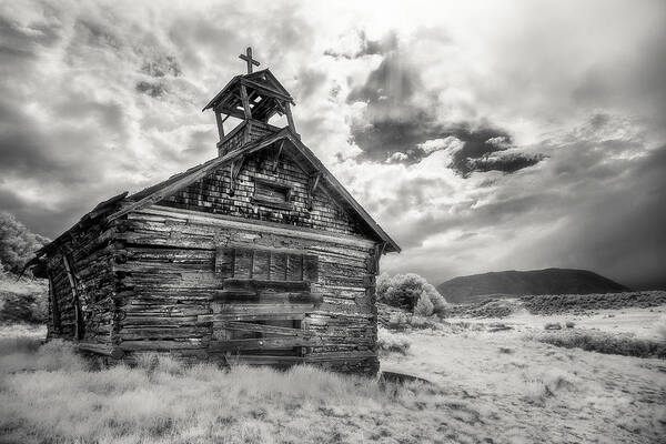 Infrared Art Print featuring the photograph Long forgotten infrared by Murray Rudd