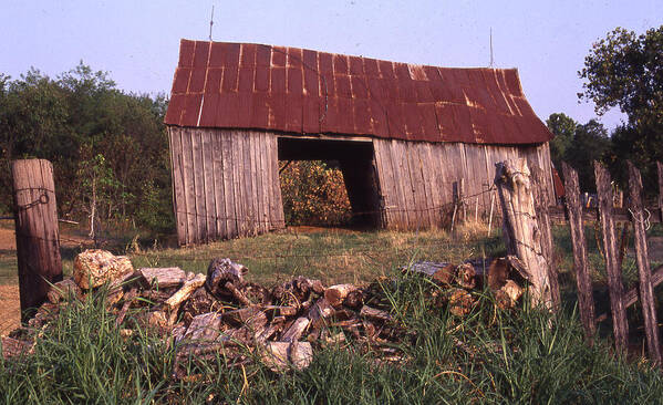  Art Print featuring the photograph Lloyd Shanks Barn 4 #1 by Curtis J Neeley Jr