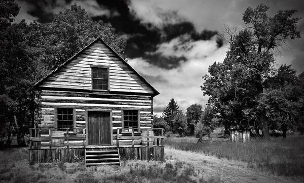 Beckwourth Cabin Art Print featuring the photograph Beckwourth Cabin by Mick Burkey