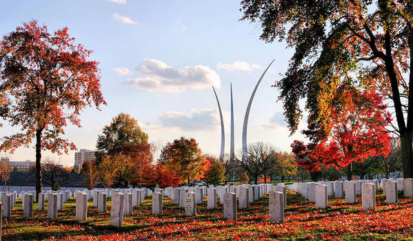 Air Force Art Print featuring the photograph From Arlington by JC Findley