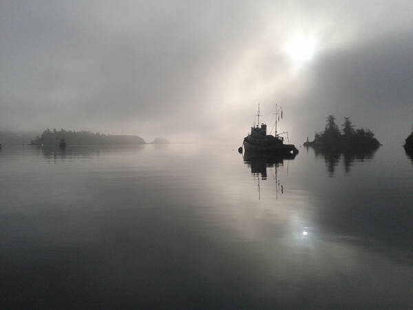 Marine Art Print featuring the photograph A Moody Morning by Mark Alan Perry