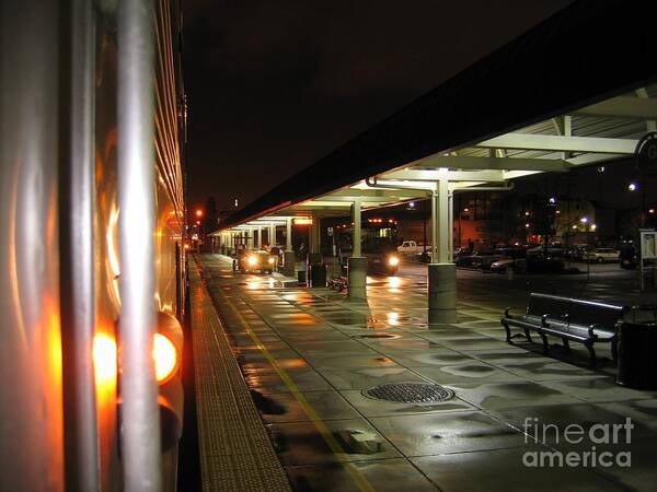 Oakland California Art Print featuring the photograph Oakland Amtrak Station by James B Toy