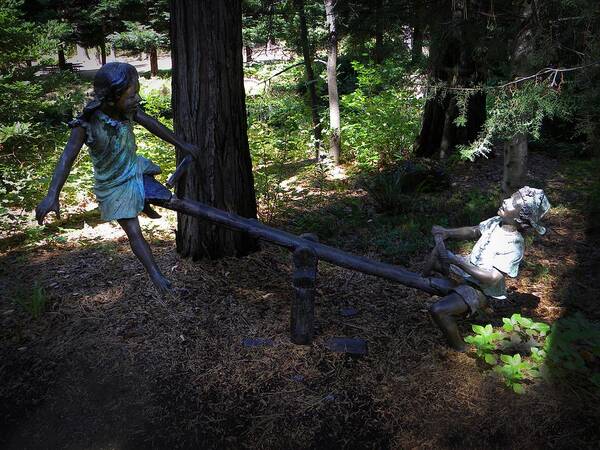 Teeter Totter Art Print featuring the photograph Teeter Totter by Frank Wilson