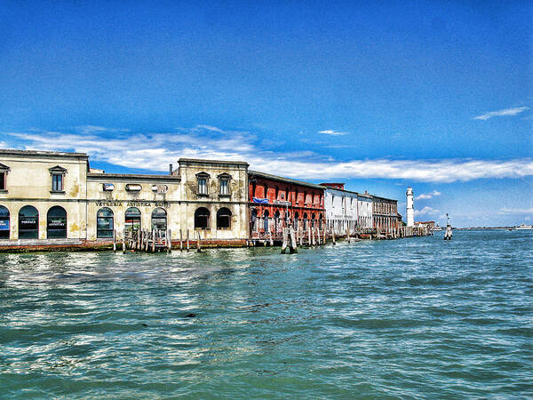 Venice Art Print featuring the photograph Venice by Sea by Oscar Alvarez Jr