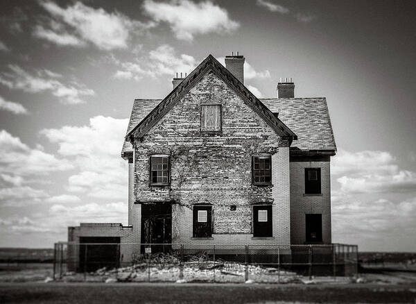 Black And White Art Print featuring the photograph What Remains by Steve Stanger