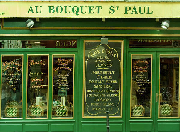 Coffee Shop Art Print featuring the photograph Au Bouquet St Paul #1 by Matthew Bamberg