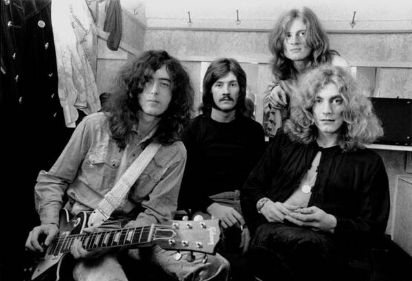 Led Zeppelin Art Print featuring the photograph Led Zeppelin 1969 #2 by Chris Walter