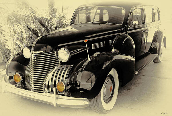 Caddy Art Print featuring the photograph 1940 Cadillac Limo by Tony Grider