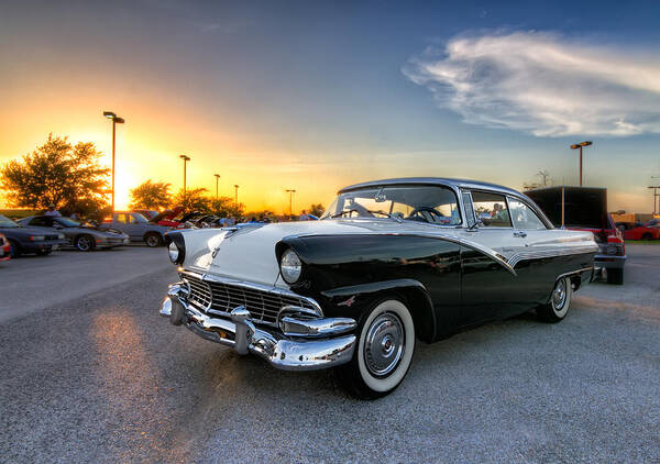 Tim Stanley Art Print featuring the photograph A Fairlane Sunset by Tim Stanley