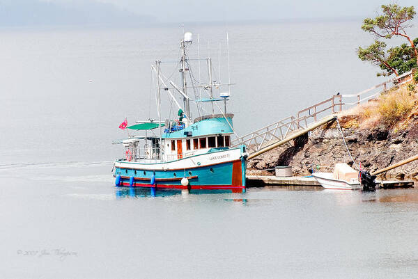 Landscape Art Print featuring the photograph The Boat by Jim Thompson