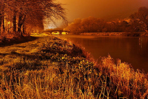 River Art Print featuring the photograph Golden Glow by Joe Ormonde
