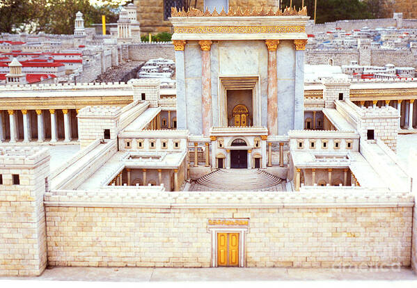 Jewish Temple Art Print featuring the photograph Jerusalem 70 AD by Thomas R Fletcher