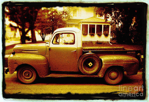 Americana Art Print featuring the photograph White Top Truck by Craig J Satterlee