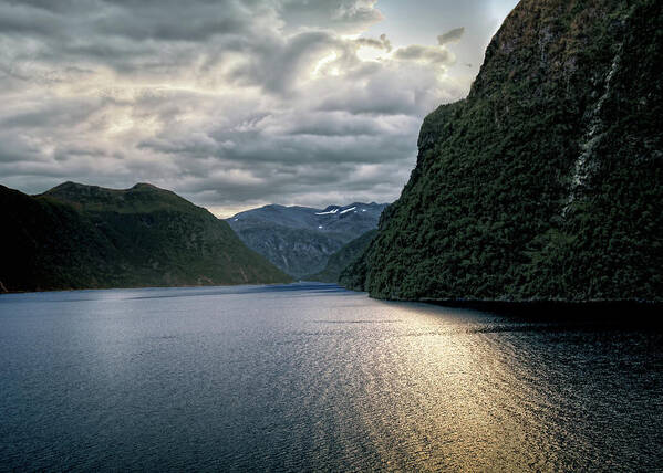 Norway Art Print featuring the photograph Geiranger Fjord by Jim Hill