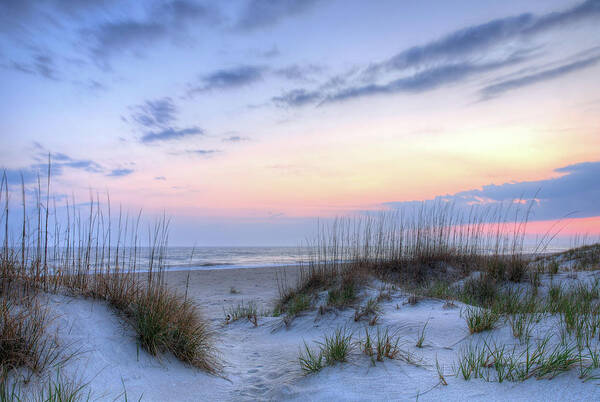 Beach Art Print featuring the photograph Perfect Skies by JC Findley