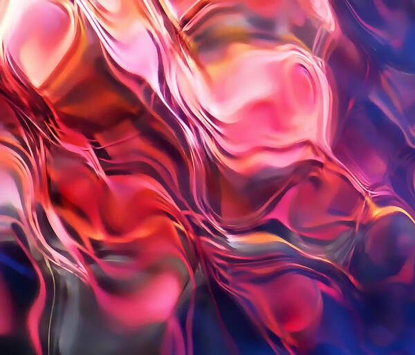 Refracted Light Art Print featuring the photograph Soft Streamlines by Terril Heilman