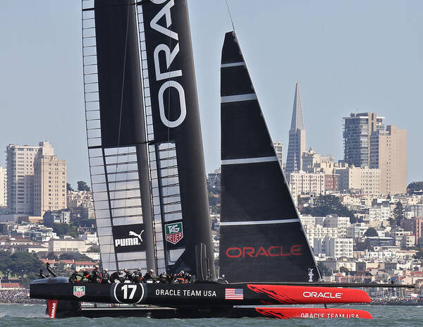 Oracle Art Print featuring the photograph America's Cup Oracle #36 by Steven Lapkin
