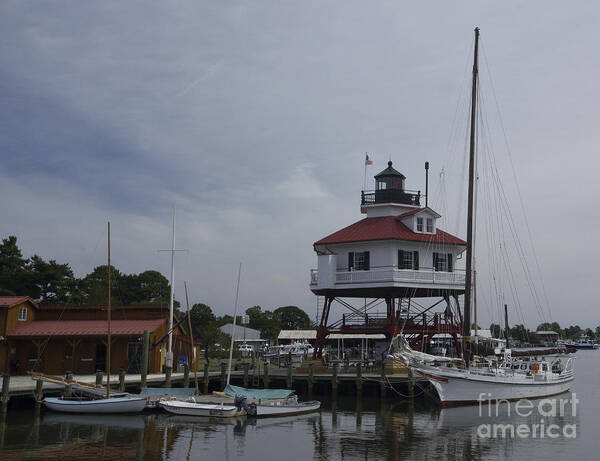 Historic Art Print featuring the photograph Drum Point Light by ELDavis Photography