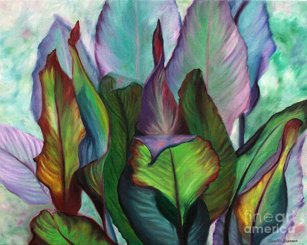 Botanical Art Print featuring the painting Paradise by Jeanette Sthamann