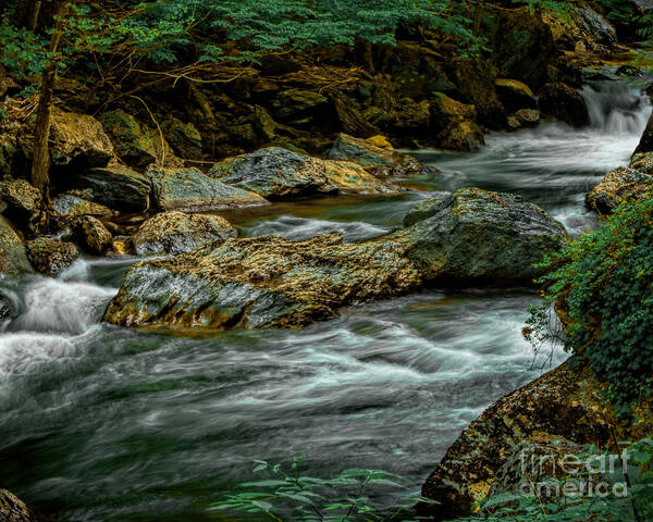 Art Prints Art Print featuring the photograph Steel Stream by Dave Bosse