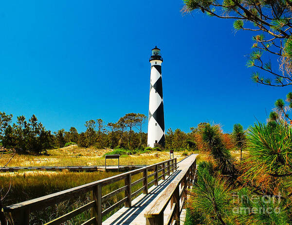 Architecture Art Print featuring the photograph Approach to Cape Lookout by Nick Zelinsky Jr