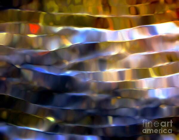 Dale Ford Art Print featuring the digital art Ribbons of Light by Dale  Ford