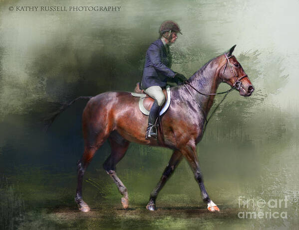 Equine Art Print featuring the photograph Still Learning by Kathy Russell