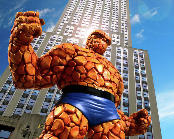 Thing Art Print featuring the photograph The Thing - Clobberin' Time by Blindzider Photography