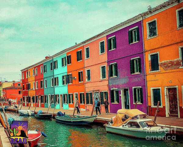  Art Print featuring the photograph Burano, Italy #2 by Ken Arcia