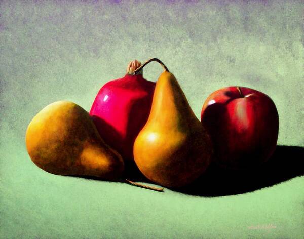 Still Life Art Print featuring the painting Fruit Harvest by Frank Wilson