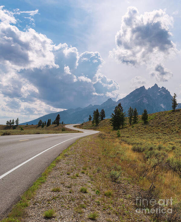 The Tetons Art Print featuring the photograph Journey to the Peaks by Sharon Seaward