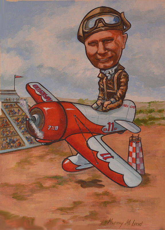 Aviation Art Art Print featuring the painting Jimmy Doolitle by Murray McLeod
