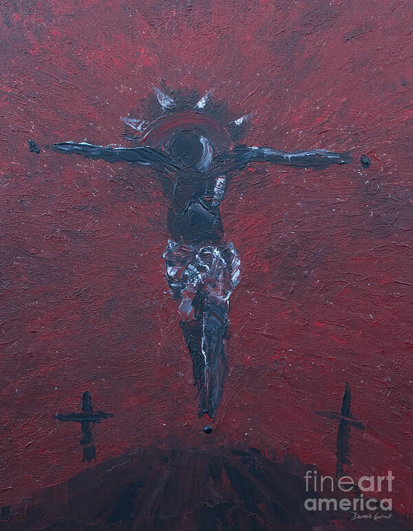 Jesus Art Print featuring the painting Salvation by Dwayne Glapion