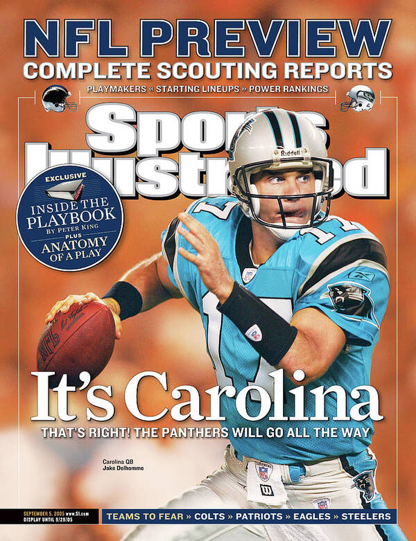 Magazine Cover Art Print featuring the photograph 2005 Nfl Football Preview Issue Sports Illustrated Cover by Sports Illustrated