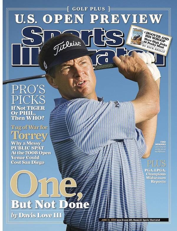 Sports Illustrated Art Print featuring the photograph Davis Love IIi, 2006 Accenture World Match Play Sports Illustrated Cover by Sports Illustrated