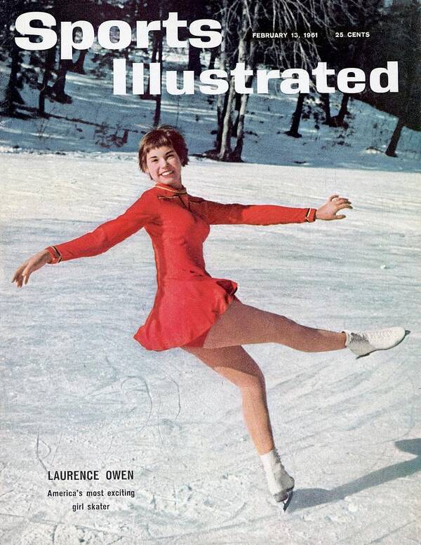 Magazine Cover Art Print featuring the photograph Laurence Owen, Figure Skating Sports Illustrated Cover by Sports Illustrated
