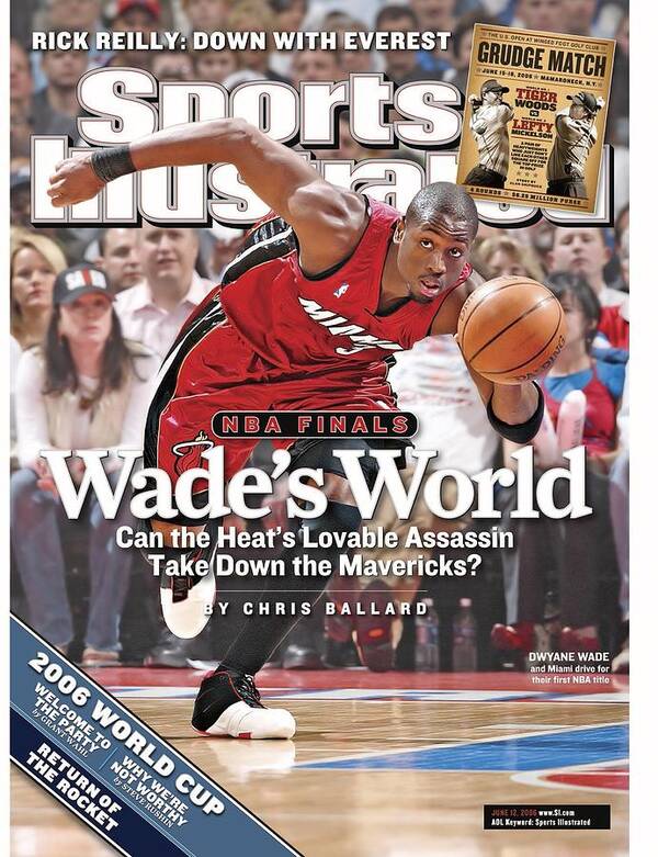 Playoffs Art Print featuring the photograph Miami Heat Dwyane Wade, 2006 Nba Eastern Conference Finals Sports Illustrated Cover by Sports Illustrated