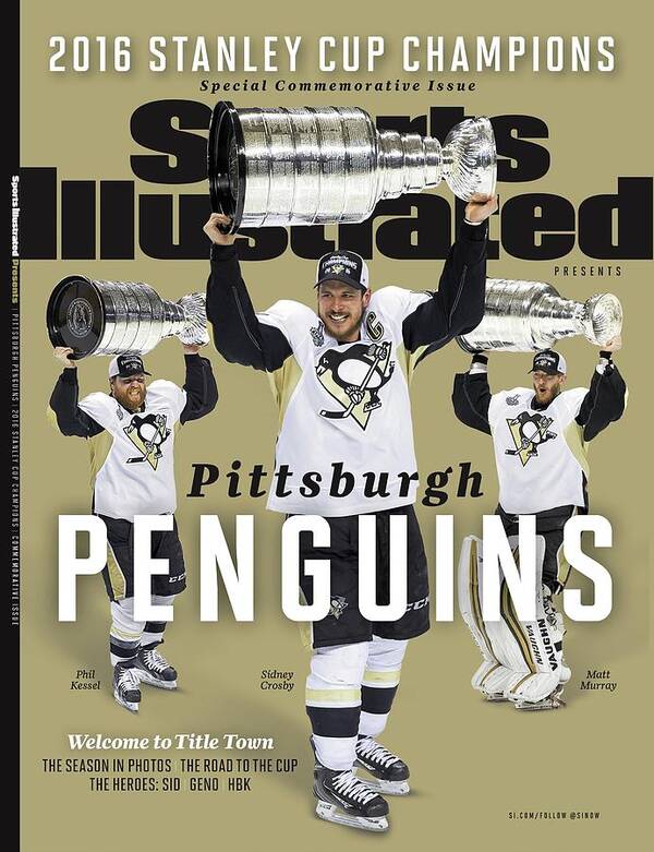 Playoffs Art Print featuring the photograph Pittsburgh Penguins 2016 Stanley Cup Champions Sports Illustrated Cover by Sports Illustrated