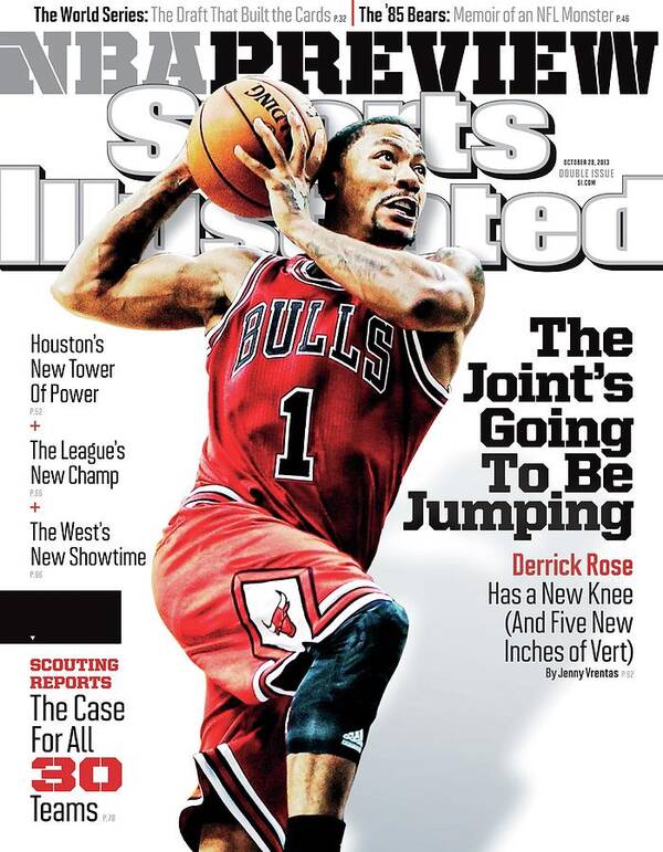 Chicago Bulls Art Print featuring the photograph The Joints Going To Be Jumping 2013-14 Nba Basketball Sports Illustrated Cover by Sports Illustrated