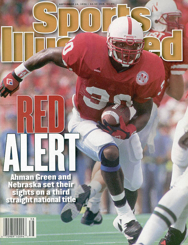 Michigan State University Art Print featuring the photograph University Of Nebraska Ahman Green Sports Illustrated Cover by Sports Illustrated