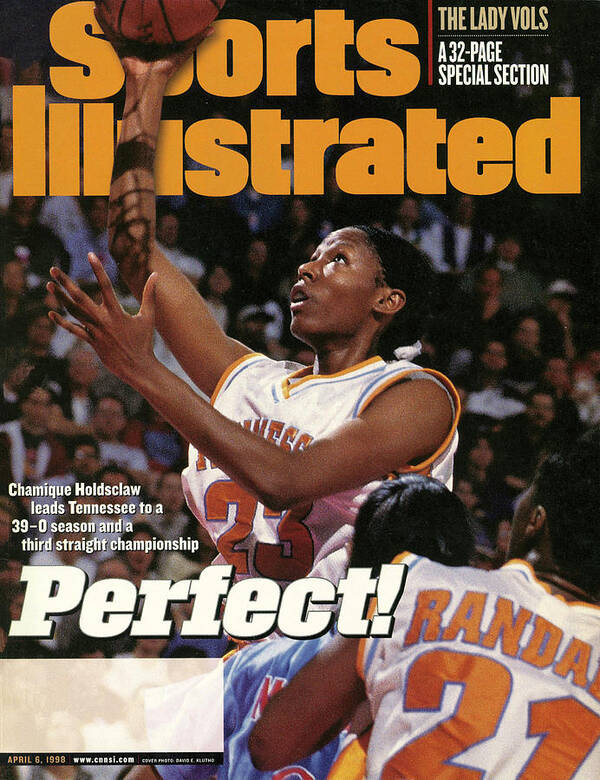Chamique Holdsclaw Art Print featuring the photograph University Of Tennessee Chamique Holdsclaw, 1998 Ncaa Sports Illustrated Cover by Sports Illustrated