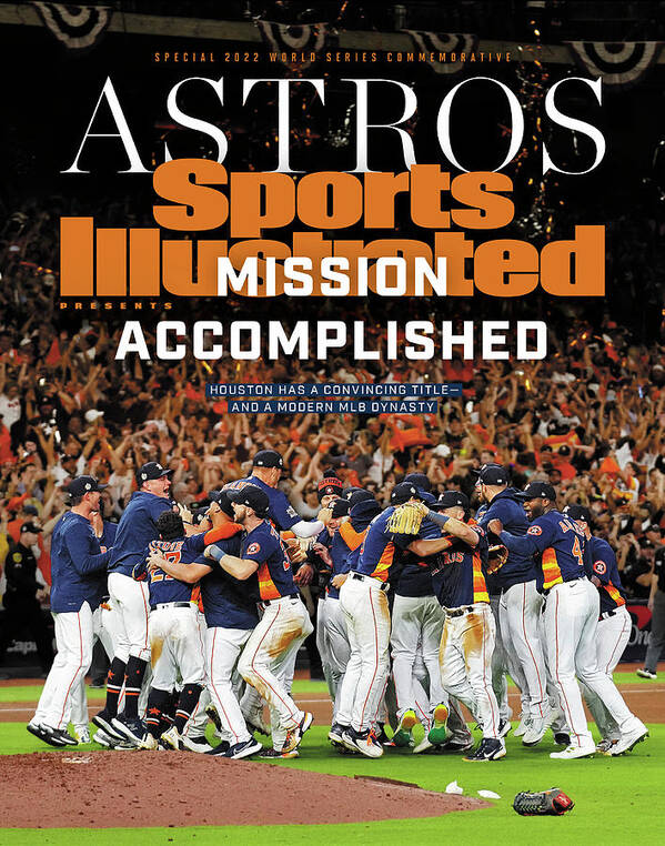 Astros Commemorative Art Print featuring the photograph Houston Astros, 2022 World Series Commemorative Issue Cover by Sports Illustrated