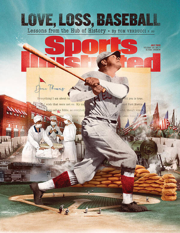 Baseball Art Print featuring the photograph Love, Loss, Baseball Sports Illustrated Cover by Sports Illustrated