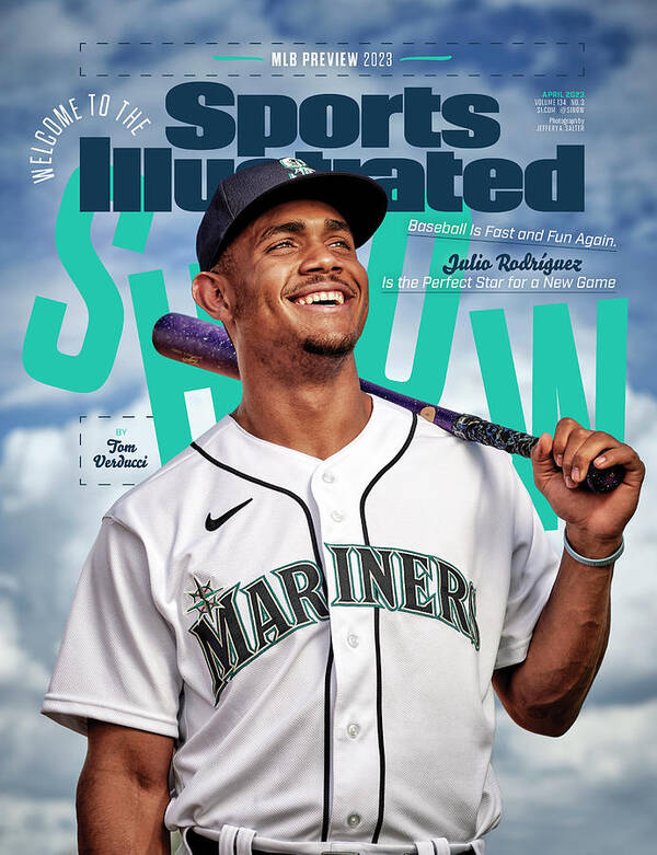 Photo Shoot Art Print featuring the photograph Seattle Mariners Julio Rodriguez, 2023 MLB Season Preview Issue Cover by Sports Illustrated