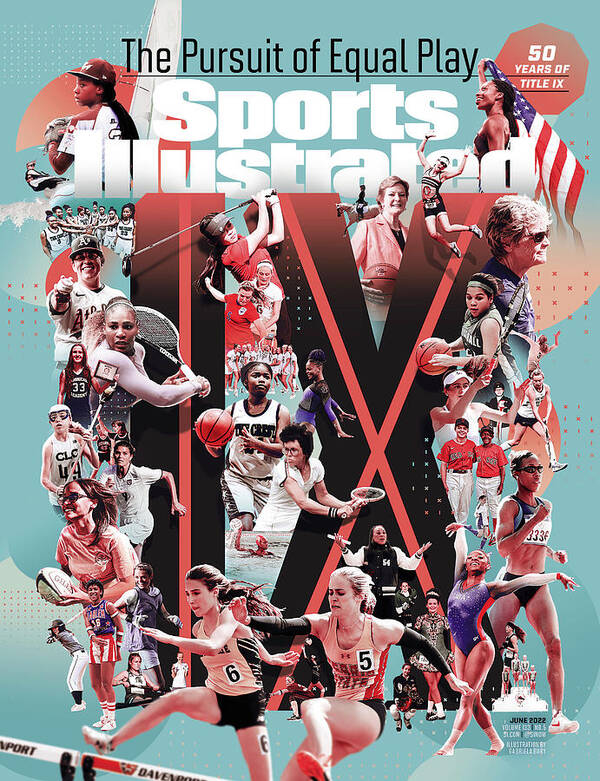 Allyson Felix Art Print featuring the photograph Title IX Anniversary Issue Cover by Sports Illustrated
