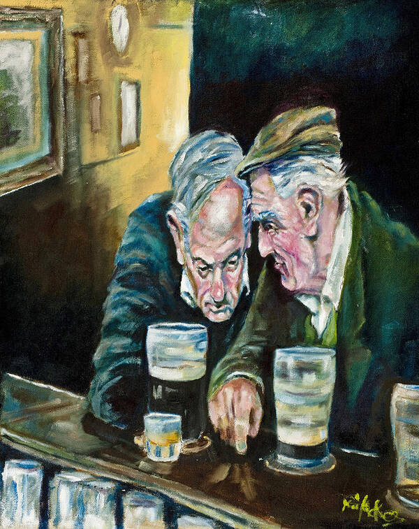 Irish Art Print featuring the painting Talking Treason by Kevin McKrell
