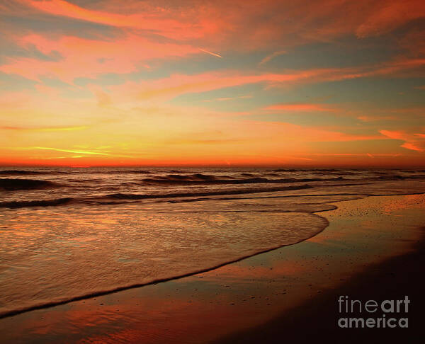 Florida Art Print featuring the photograph Sunrise Ponte Vedra Beach by John F Tsumas