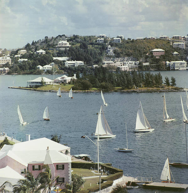 1950-1959 Art Print featuring the photograph Bermuda View by Slim Aarons